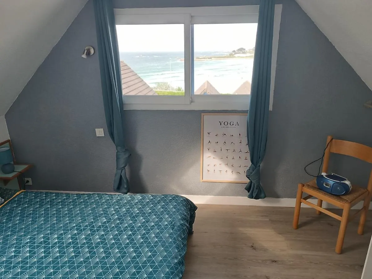 Maisonnette Vue Mer Panoramique Trestel Plage 4 Personnes Trevou-Treguignec